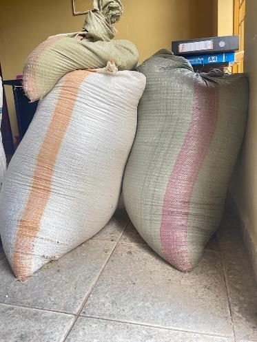 Beans and grain supplies